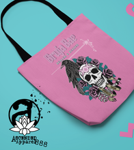 Load image into Gallery viewer, Bruja Bae Polyester Canvas Tote Bag - Pink
