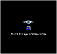 Load image into Gallery viewer, Evil Eye - Men&#39;s Stainless Steel Rings
