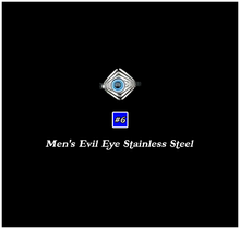 Load image into Gallery viewer, Evil Eye - Men&#39;s Stainless Steel Rings
