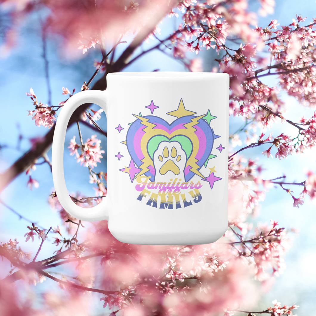 Familiars are Family 15oz Mug - White