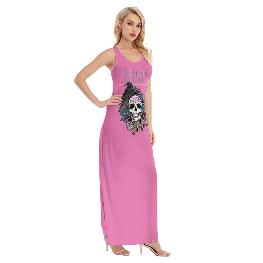 Bruja Bae Ankle Length Dress - Pink