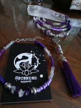 Load image into Gallery viewer, &quot;Crown&quot; Healing Energy waist bead and anklet set
