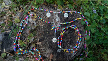 Load image into Gallery viewer, &quot;Hamsa Hamsa&quot; waist bead and anklet set
