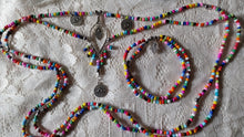 Load image into Gallery viewer, &quot;Hamsa Hamsa&quot; waist bead and anklet set
