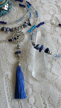 Load image into Gallery viewer, &quot;Throat&quot; Healing Energy waist bead and anklet set
