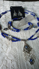 Load image into Gallery viewer, &quot;Evil Eye Ward&quot; Deco Necklace, Earrings and Bracelet Set
