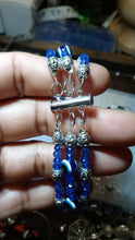 Load image into Gallery viewer, &quot;Chunky Evil Eye&quot; Triple Strand Bracelet
