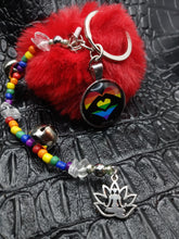 Load image into Gallery viewer, AscendedApparel888&#39;s Puff-B-Gonez Charmed &#39;Fabbit Fur&#39; Key Chains
