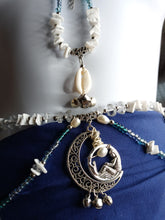 Load image into Gallery viewer, &quot;Maidens of the Moon and Sea&quot; waist bead and anklet set
