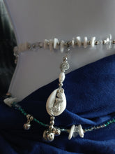 Load image into Gallery viewer, &quot;Maidens of the Moon and Sea&quot; waist bead and anklet set
