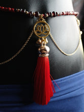 Load image into Gallery viewer, &quot;Passion Peace&quot; waist bead and anklet set
