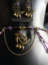 Load image into Gallery viewer, &quot;Ancient Seer&quot; waist bead and anklet set
