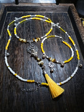 Load image into Gallery viewer, &quot;Solar Plexus&quot; Healing Energy waist bead and anklet set
