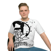 Load image into Gallery viewer, AscendedApparel888 Sublimated Logo Tee - White
