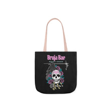 Load image into Gallery viewer, Bruja Bae Polyester Canvas Tote Bag - Black
