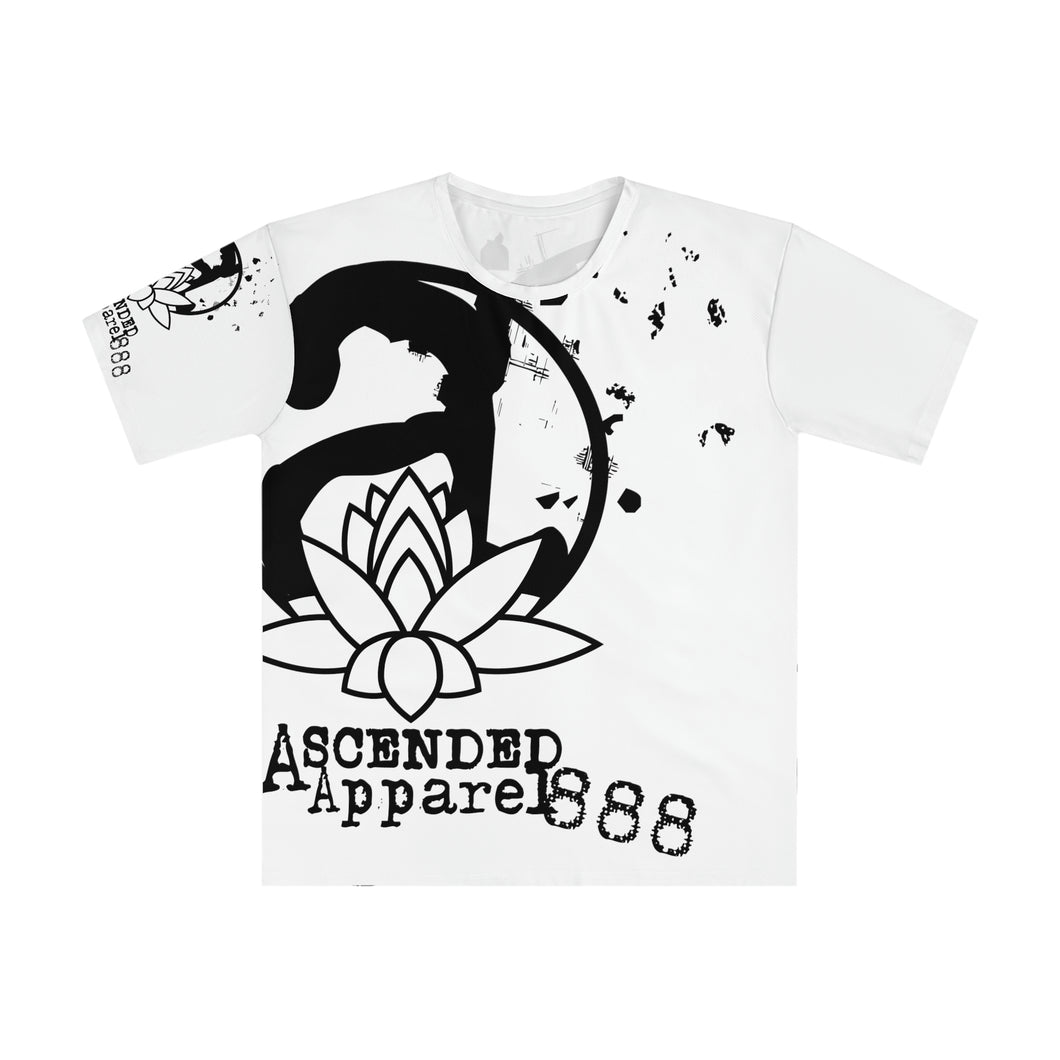 AscendedApparel888 Sublimated Logo Tee - White