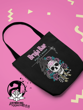 Load image into Gallery viewer, Bruja Bae Polyester Canvas Tote Bag - Black
