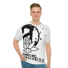 Load image into Gallery viewer, AscendedApparel888 Sublimated Logo Tee - White
